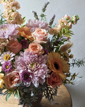 Load image into Gallery viewer, Artisan flower arrangement in a modern ceramic vase for Local Flower Delivery