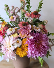 Load image into Gallery viewer, Artisan flower arrangement in a modern ceramic vase for Local Flower Delivery
