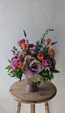 Load image into Gallery viewer, Artisan flower arrangement in a modern ceramic vase for Local Flower Delivery