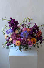 Load image into Gallery viewer, Artisan arrangement in white ceramic vessel for Local Flower Delivery