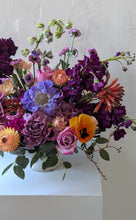 Load image into Gallery viewer, Artisan arrangement in white ceramic vessel for Local Flower Delivery