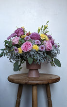 Load image into Gallery viewer, Artisan flower arrangement in a modern ceramic vase for Local Flower Delivery