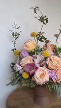 Load image into Gallery viewer, Artisan flower arrangement in a modern ceramic vase for Local Flower Delivery
