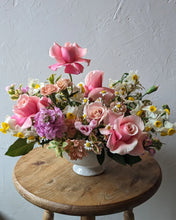 Load image into Gallery viewer, Artisan arrangement in white ceramic vessel for Local Flower Delivery
