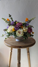 Load image into Gallery viewer, Artisan arrangement in white ceramic vessel for Local Flower Delivery
