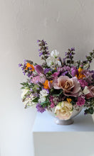 Load image into Gallery viewer, Artisan arrangement in white ceramic vessel for Local Flower Delivery
