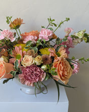 Load image into Gallery viewer, Artisan arrangement in white ceramic vessel for Local Flower Delivery
